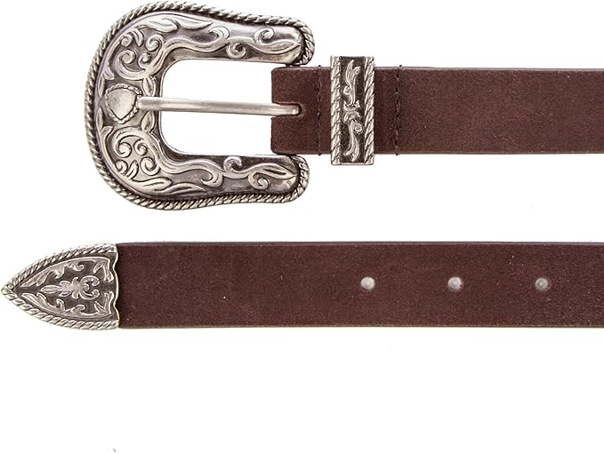 Lucky Brand Women's Western-Inspired Leather Belt | Classic | American Heritage | Casual | Vintage | Cowboy