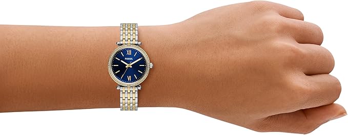 Fossil Women's Carlie Quartz Stainless Steel Three-Hand Watch