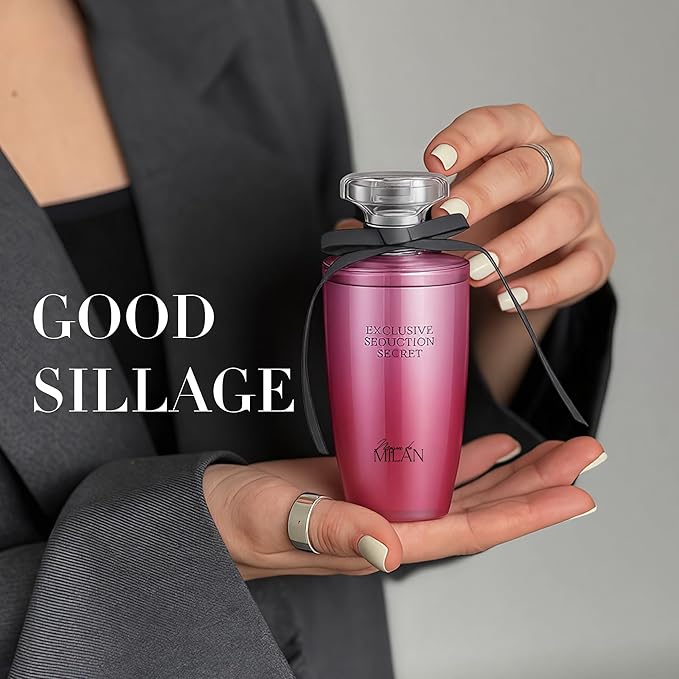 EXCLUSIVE SEDUCTION, Women Perfume, Long Lasting EDP, Sweet and Alluring, Romantic Fragrance for Evening and Special Occasions, 3.4 Fl Oz
