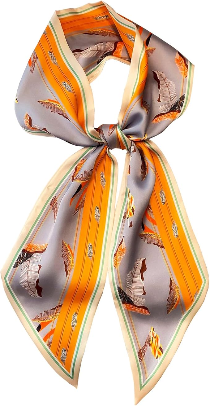 Purse Scarf For Handbags Head Scarves For Women's Hair Bags Scarfs Long Skinny Scarves Fashion Silky