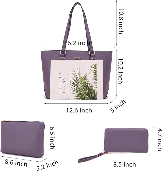 Purses And Wallets Set For Women Work Tote Satchel Handbags Shoulder Bag Top Handle Totes Purse With Matching Wallet