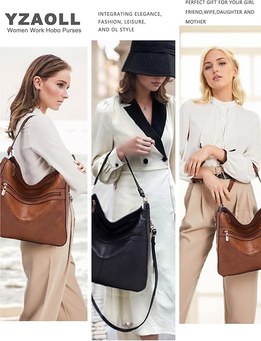 Women Large Crossbody Bags Ladies Satchel Shoulder Handbags Purse and Wallet Set for Women Totes Hobo Purses