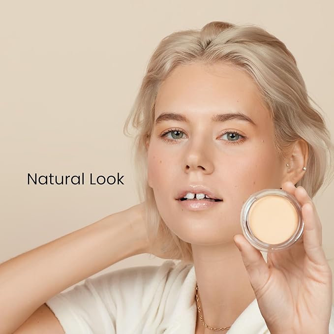 Monika Blunder Beauty - Blunder Cover Foundation, Concealer - Shade: 2.25 - ZWEI.25 - Fair Neutral Undertones - Clean Beauty, All-In-One, Cruelty-Free, Vegan - 0.62 oz