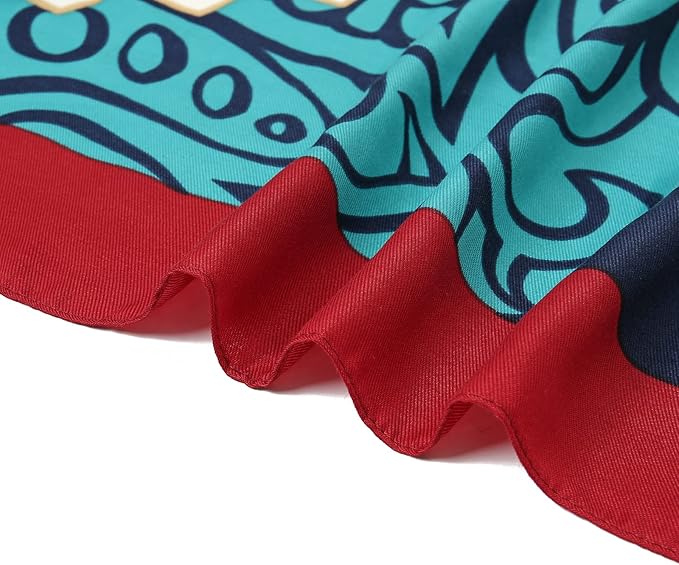 Yeieeo Boho Scarf for Women Lightweight Floral Printed Scarf Fall Winter Fashion Fringed Shawl