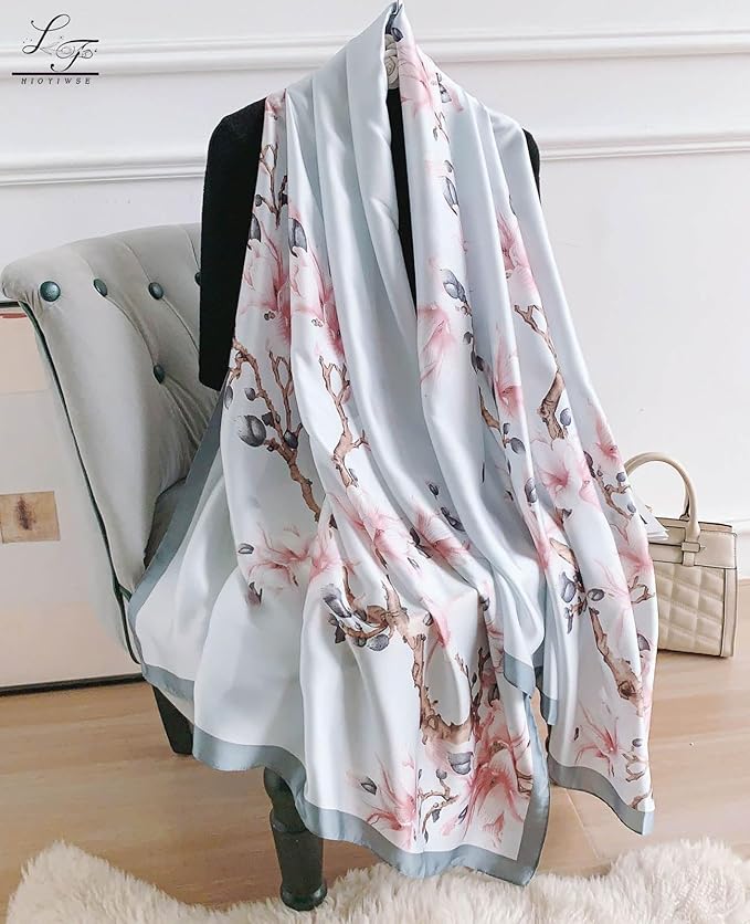 Shawl Scarf For Women Lightweight Scarves Floral Pattern Formal Evening Dressesformal Shawl Summer Wraps