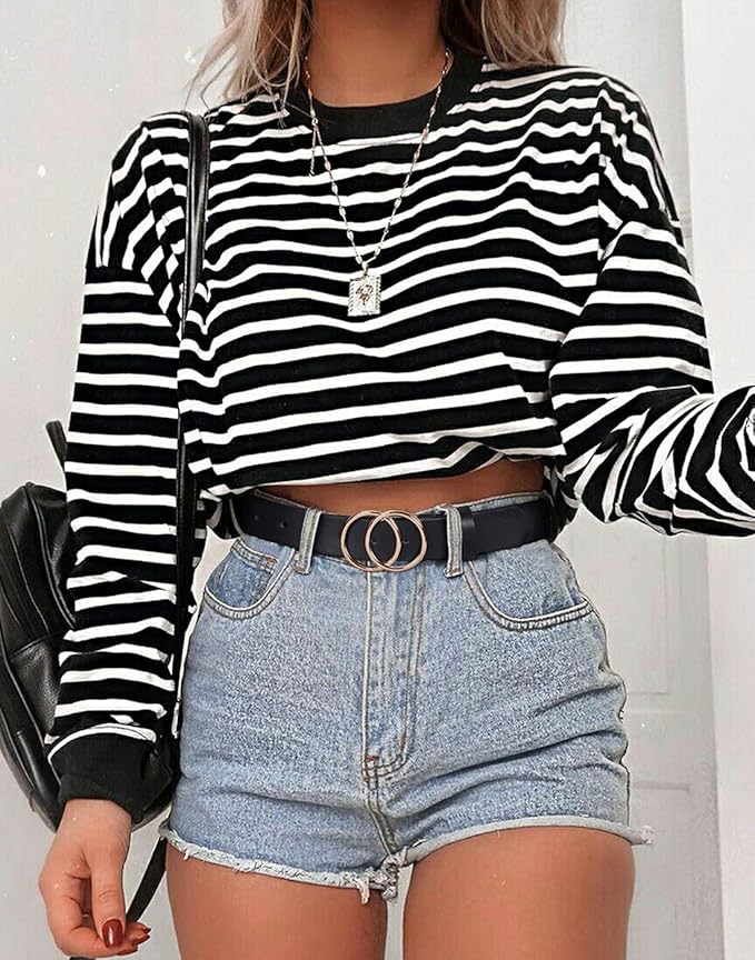 SUOSDEY Women Leather Belt Fashion Double O-Ring Soft Faux Leather Waist Belts For Jeans Dress