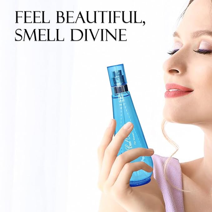 Cool Ocean Women Perfume–Bold & Sophisticated Scent Eau De Parfum With Citrus,Spice,And Woody Notes Long Lasting Natural Spray Fragrance 3.4 Fl Oz