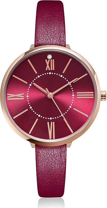 Women's Watches Leather Band Luxury Quartz Watches Waterproof Fashion Creative Wristwatch for Women Ladies