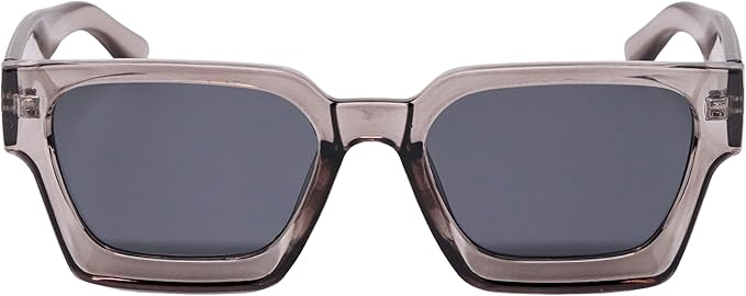 Retro Square Frame Sunglasses for Women Men Fashion Chunky Rectangle Sun Glasses UV400 Protection