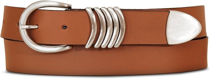 Lucky Brand Women's Fashion Leather Belt | Stylish | Trend | Classic | Modern | Jean | Pant | Skirt | Dress