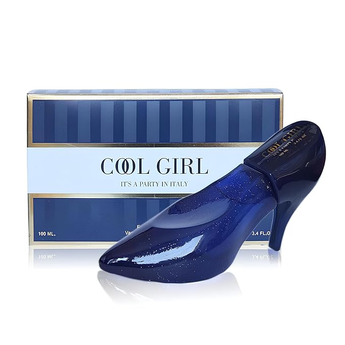 Cool Girl Blue Women Perfume Long Lating Eau De Parfum–Fresh And Trendy Natural Spray Fragrance For Effortless Chic 3.4 Fl Oz For Daily Used