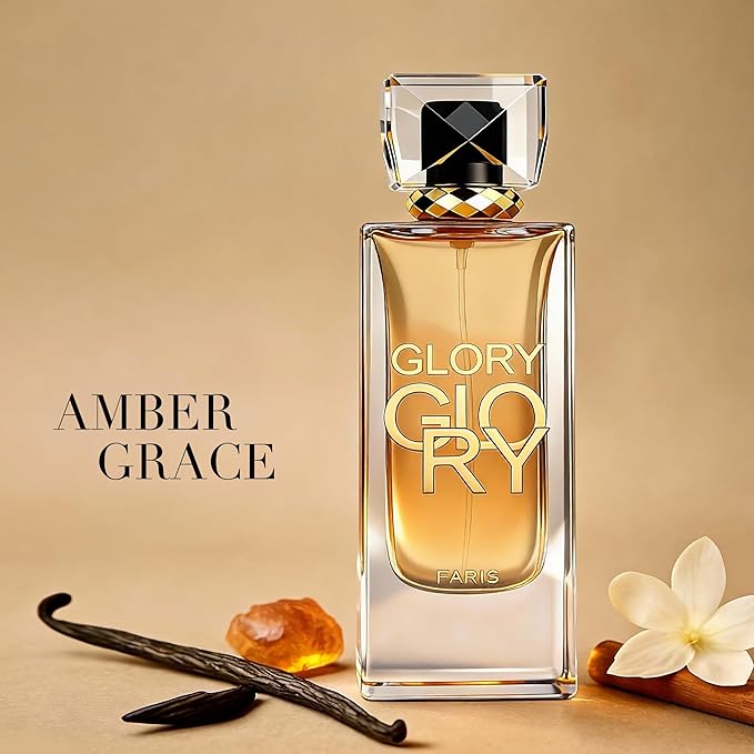 GLORY Vanilla Cologne-Style Perfume for Women 100ml Rum & Citrus Feminine Fragrance Gift Luxe Leather & Woody Perfume