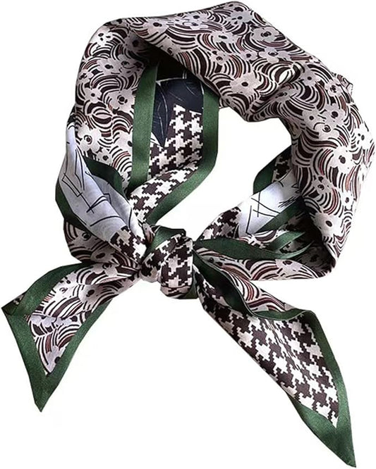 100% Mulberry Silk Ribbon Scarf for Hair Beach Head Wraps for Women Handbag accessories Necktie