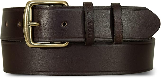 Eddie Bauer Women's Casual Leather Belts with Durable Metal Buckle