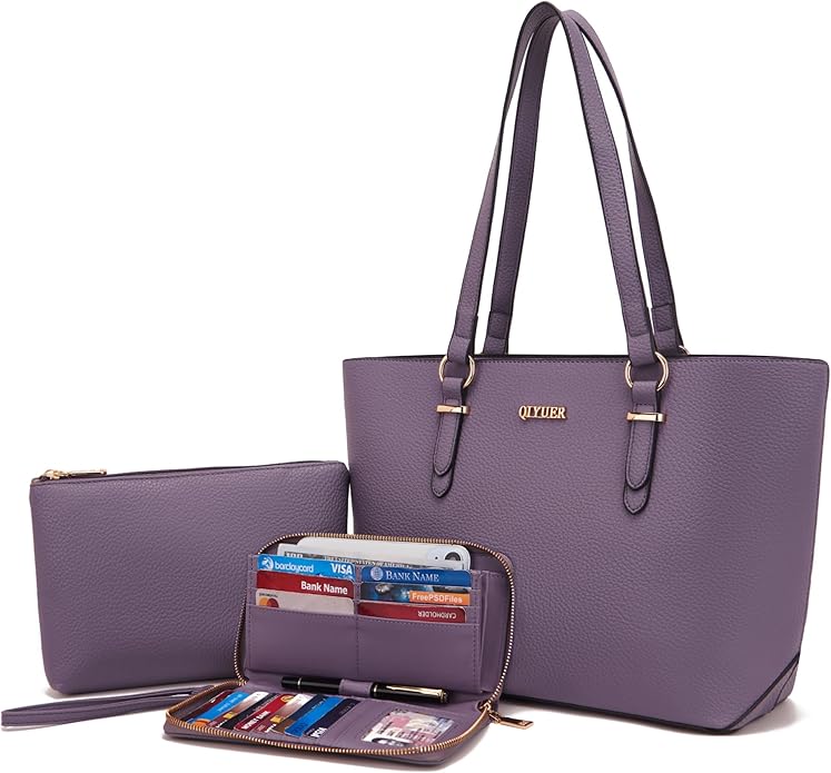 Purses And Wallets Set For Women Work Tote Satchel Handbags Shoulder Bag Top Handle Totes Purse With Matching Wallet