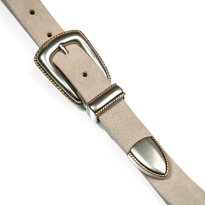 Lucky Brand Women's Western-Inspired Leather Belt | Classic | American Heritage | Casual | Vintage | Cowboy