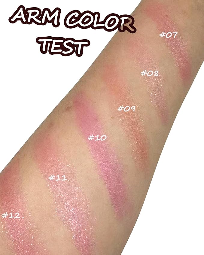 6 Pcs Glitter Lipstick Brown Nude Pink Purple Red Sets,Matte Shimmer Light to Dark Color for Women Long Lasting 24 Hours Lip Gloss, Sparkling Shiny Waterproof Lip Stick Christmas labiales Makeup Gift