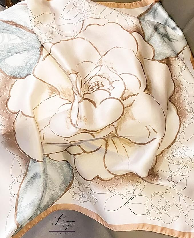 Satin Bandanas Head Scarf For Women Hair Scarves Accessories Lightweight Fashion Wrap Neck Silk Sleeping Headscarf