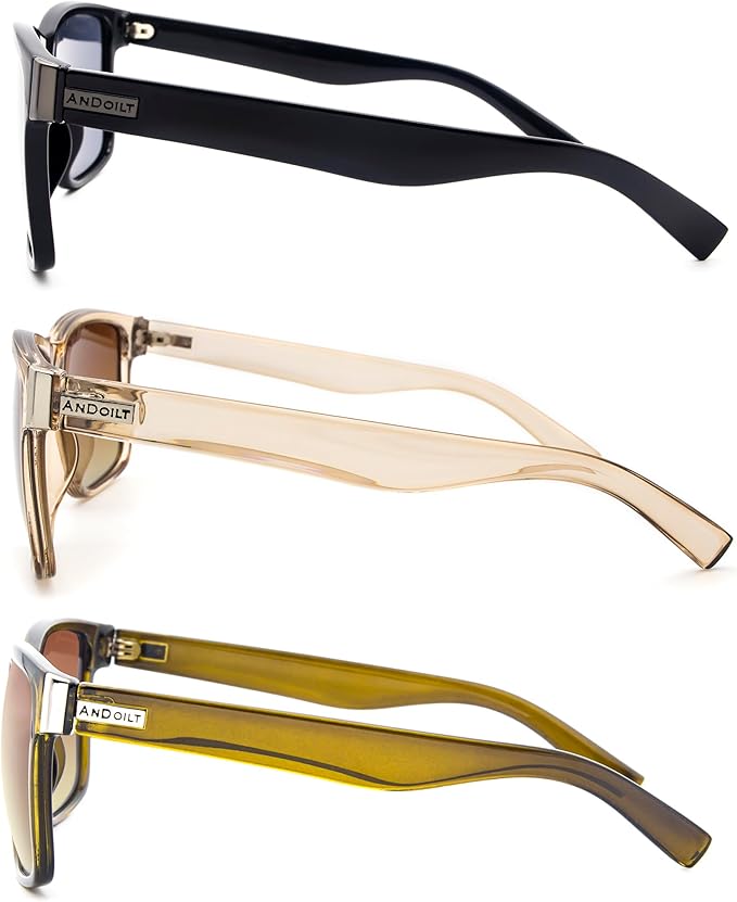 ANDOILT Sport Polarized Square Sunglasses