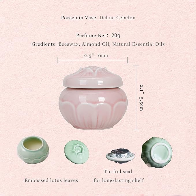 Banami Solid Perfume 3pack - Luxury Gift Set for Women’s | Jasmine,Gardenias,Magnolia | Long Lasting,Floral,Handmade,Alcohol Free