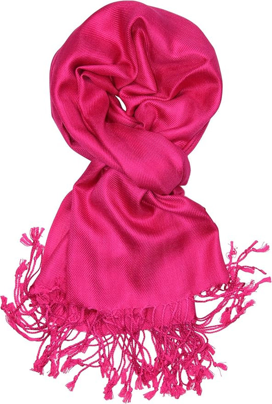 Achillea Soft Silky Pashmina Scarf for Women – Shawl Wrap for Evening Dresses, Bridesmaids, Weddings & Everyday Wear