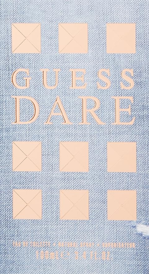 GUESS Dare Eau de Toilette Spray for Women, 3.4 Fluid Ounce (Pack of 2)