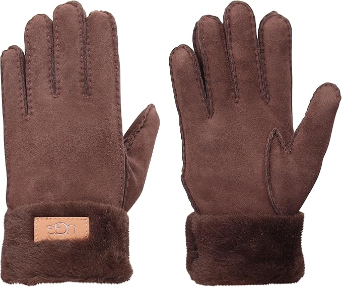 UGG womens Turn Cuff Water Resistant Sheepskin Gloves