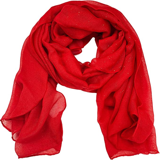 woogwin Women's Cotton Scarves Lady Light Soft Fashion Solid Scarf Wrap Shawl