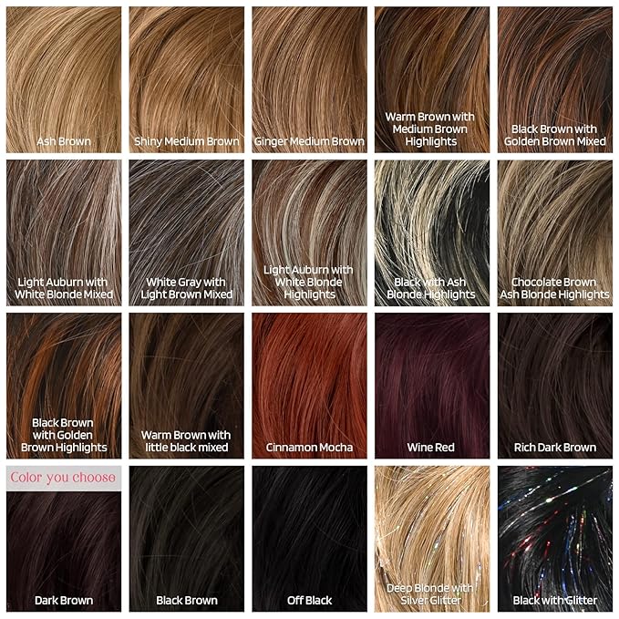 HOOJIH Messy Bun Hair Piece, Super Long Tousled Updo Hair Bun Extensions Wavy Hair Wrap Ponytail Hairpieces Scrunchies with Elastic Hair Band for Women HB007 Grace - Dark Brown