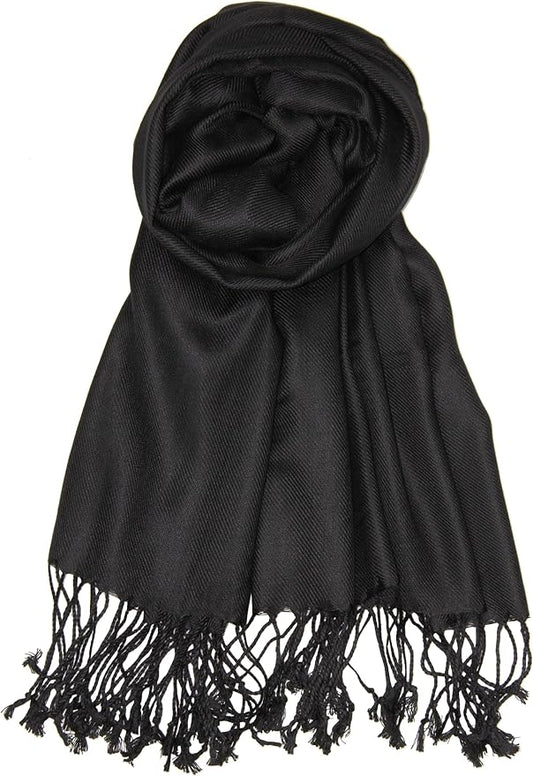 Achillea Soft Silky Pashmina Scarf for Women – Shawl Wrap for Evening Dresses, Bridesmaids, Weddings & Everyday Wear