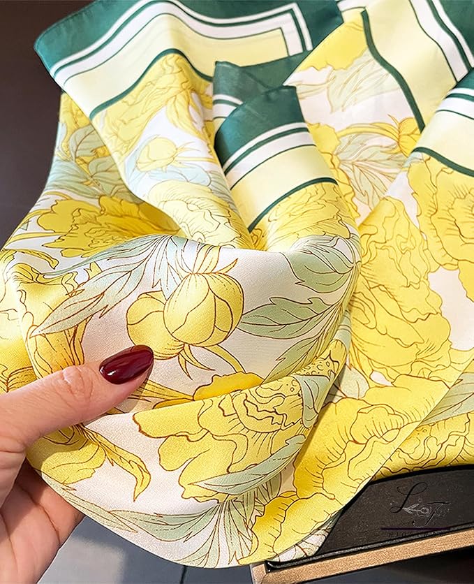 Satin Bandanas Head Scarf For Women Hair Scarves Accessories Lightweight Fashion Wrap Neck Silk Sleeping Headscarf