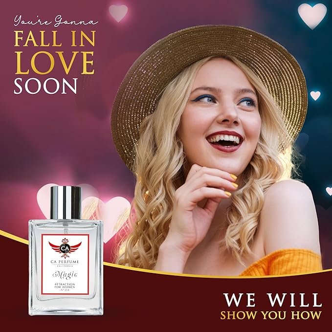 CA Perfume Magic Attraction For Men Pheromone Infused Body Oil Perfume To Attract Women & Instinct Aphrodisiac 0.33 fl oz / 10ml