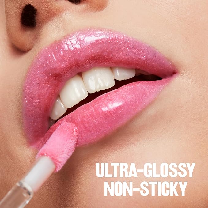 Revlon Super Lustrous Lip Gloss, Non-Sticky, Hydrating, High Shine Finish, 200 Crystal Clear, 0.13 oz