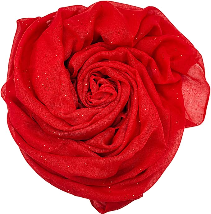 woogwin Women's Cotton Scarves Lady Light Soft Fashion Solid Scarf Wrap Shawl