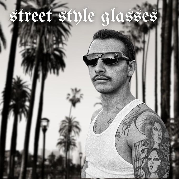 ShadyVEU Super Dark Sunglasses 100% UV Protection Category 4 Flat Top OG Eazy E Shades