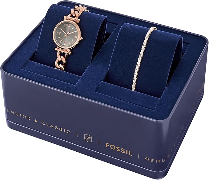 Fossil Women's Carlie Quartz Stainless Steel Three-Hand Watch