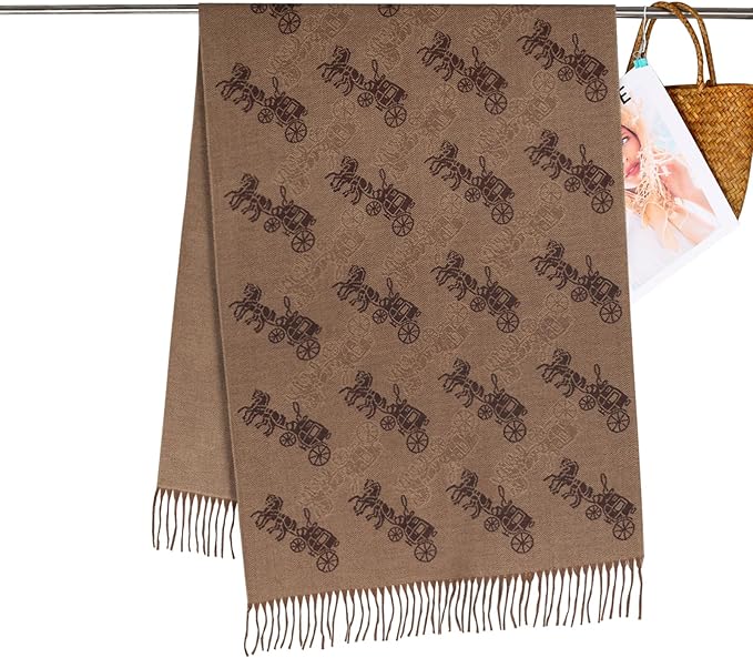 EXTREE Scarfs for Women Pashmina Silky Shawl Wrap for Evening Dressing Blanket Open Front Poncho Cape