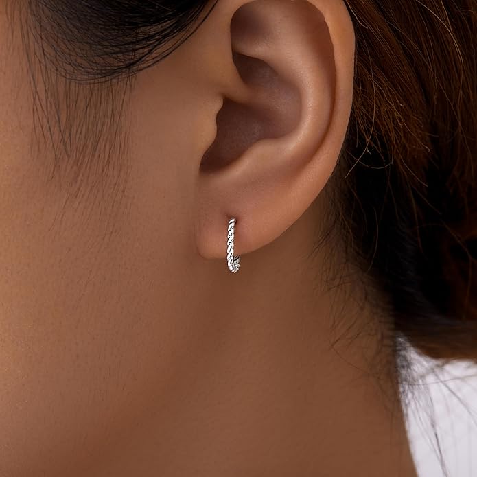Gold Plated Statement Chunky Dangle Stud Earrings for Women, Gold Plated Hoop Knot Claw Earrings Tarnish Free Jewelry for Women Gifts