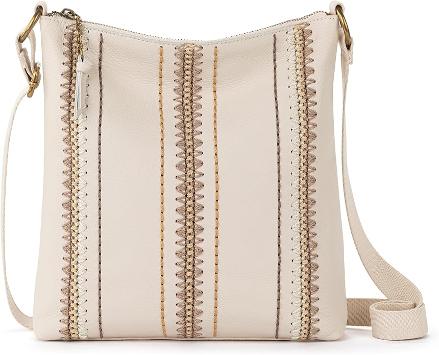 The Sak Lucia Crossbody Bag in Leather, Convertible Purse with Adjustable Strap