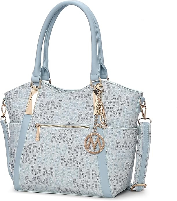 MKF Collection Tote Bag for Women Vegan Leather Shoulder Bag – Top-Handle Purse, Ladies Handbag by Mia K