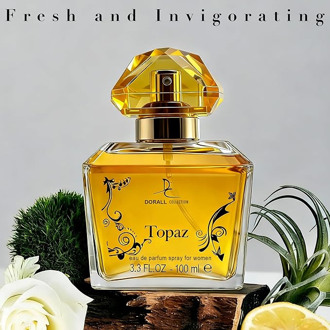 Topaz, Perfume for Women, Long Lasting EDP, Feminine Scent, Delicate Fragrances for Women, Day to Night Wear, 3.4 Fl Oz