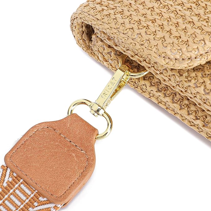 MINICAT Straw Small Summer Purses for Women Crossbody Purse Beach Bags for Everyday Cruise Travel Vacation Essentials | Straw, Small, Summer, for Everyday, Cruise, Travel, Vacation, Essentials