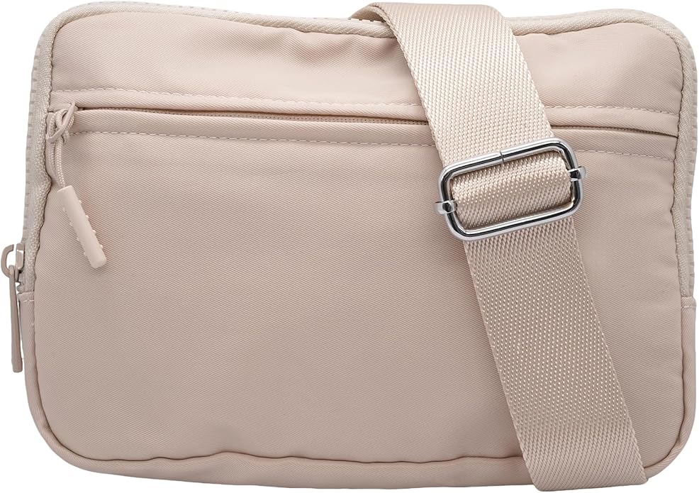Wristlet Wallets for Women Checkered Nylon Quilted Wallet Travel Crossbody Bags with 4 Zippers Coin Card Phone Holder