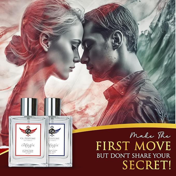 CA Perfume Magic Attraction For Men Pheromone Infused Body Oil Perfume To Attract Women & Instinct Aphrodisiac 0.33 fl oz / 10ml