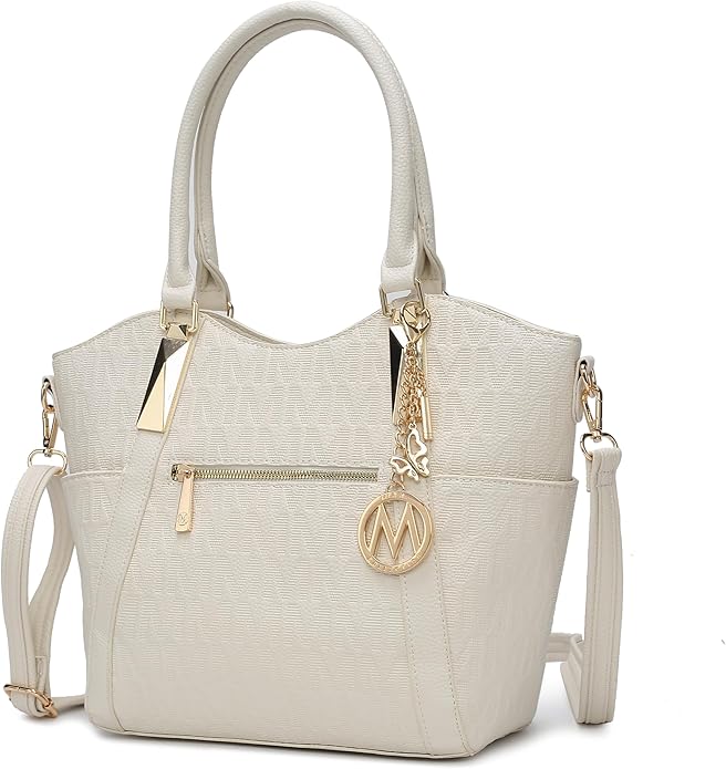 MKF Collection Tote Bag for Women Vegan Leather Shoulder Bag – Top-Handle Purse, Ladies Handbag by Mia K