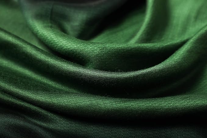 WINCESS.YU Women Gradient Scarf Long Shawls and Wraps Fashion Plain Pashmina Formal Scarf