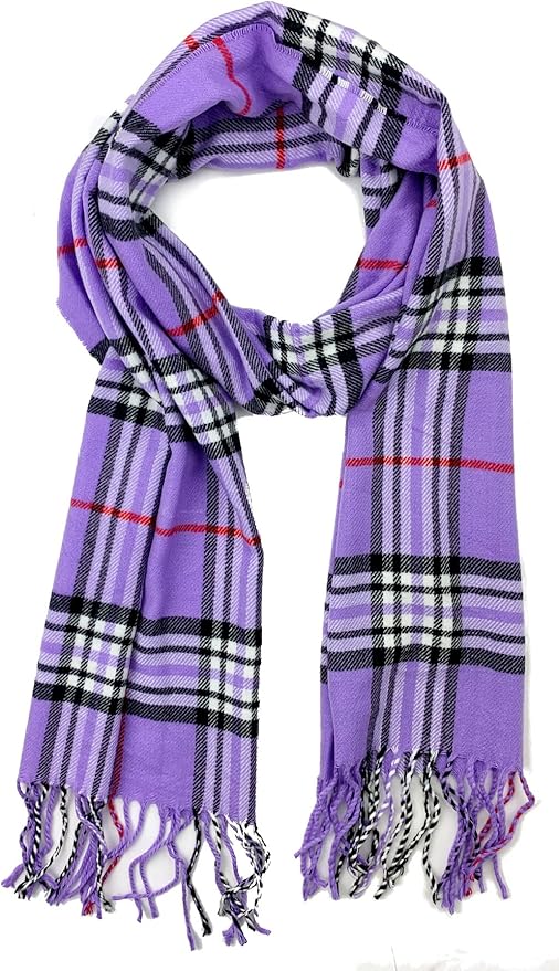 Plum Feathers Super Soft Luxurious Cashmere Feel unisex for Men and Women Winter Scarf