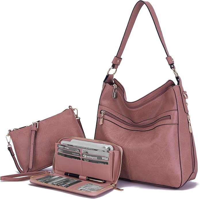 Women Large Crossbody Bags Ladies Satchel Shoulder Handbags Purse and Wallet Set for Women Totes Hobo Purses