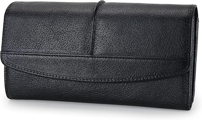 Wallets for Women Large Capacity Leather Clutch Wallet Card Organizer Women's Purse