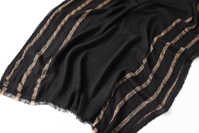 WINCESS.YU Women Gradient Scarf Long Shawls and Wraps Fashion Plain Pashmina Formal Scarf